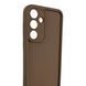 Чехол силиконовый Soft Touch для Samsung Galaxy S25 Plus коричневый (Полная защита камеры) 0054171 фото 3