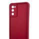 Чохол силіконовий Soft Touch для Samsung Galaxy S20 FE бордовий (Повний захист камери) 0054020 фото 4