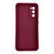 Чохол силіконовий Soft Touch для Samsung Galaxy S20 FE бордовий (Повний захист камери) 0054020 фото 2