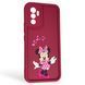 Чехол силиконовый Soft Touch с 3D принтом волшебной минни маус для Vivo V23E бордовый (Полная защита камеры) 0050331 фото 1