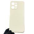 Чехол для Xiaomi Redmi 12 4G с квадратными гранями с защитой камеры на сяоми редми 12 4г бежевый