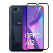 Захисне скло для телефона OPPO A12 протиударне повноекранне на оппо а12 чорне