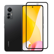 Захисне скло для телефона Xiaomi 12 Lite протиударне повноекранне на сяомі 12 лайт чорне
