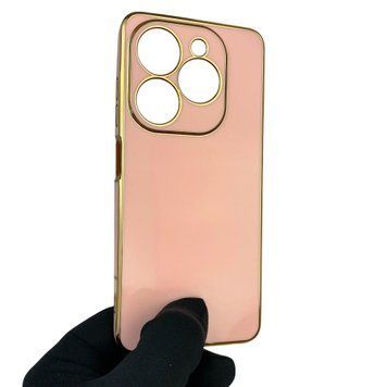 Чехол для Tecno Spark 20C BG7n с защитой камеры с золотой окантовкой на техно спарк 20C пудровый gs1 0020256 фото