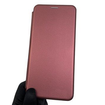 Чехол-книжка для Xiaomi Redmi 12 с подставкой на сяоми редми 12 бордовая 0002062 фото