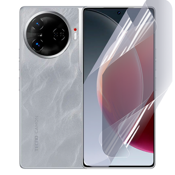 Плівка гідрогелева для Tecno Camon 30 Pro глянцева протиударна на техно камон 30 про прозора 0035038 фото