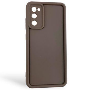 Чехол силиконовый Soft Touch для Samsung Galaxy S20 FE коричневый (Полная защита камеры) 0054021 фото