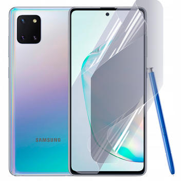Плёнка гидрогелевая для Samsung Galaxy Note 10 Lite (SM-N770F) глянцевая на самсунг нот 10 лайт прозрачная 0003281 фото