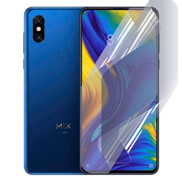 Плёнка гидрогелевая для Xiaomi Mi Mix 3 5G глянцевая на Сяоми ми миx 3 5г прозрачная 0011674 фото