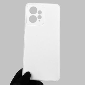 Чохол для Xiaomi Redmi Note 12 4G однотонний із квадратними гранями із захистом камери на сяомі редмі нот 12 4G білий 0001497 фото