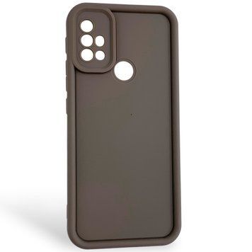 Чехол силиконовый Soft Touch для Motorola G10 коричневый (Полная защита камеры) 0054353 фото