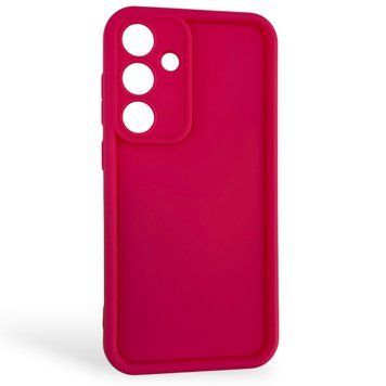Чехол силиконовый Soft Touch для Samsung Galaxy S25 Plus малиновый (Полная защита камеры) 0054172 фото