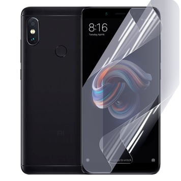 Плёнка гидрогелевая для Xiaomi Redmi Note 5 Pro глянцевая противоударная на сяоми редми нот 5 про прозрачная 0003475 фото
