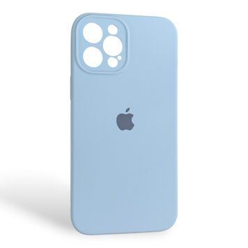 Чохол Silicone Case для Apple iPhone 12 Pro Max блакитний (софт-тач, повний захист камери) 0059985 фото