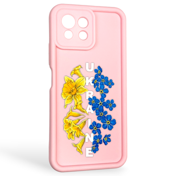 Чехол силиконовый Soft Touch с 3D принтом для Xiaomi Mi 11 Lite розовый (Полная защита камеры) 0042115 фото