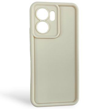 Чехол силиконовый Soft Touch для Oppo Reno 13F молочный (Полная защита камеры) 0054242 фото
