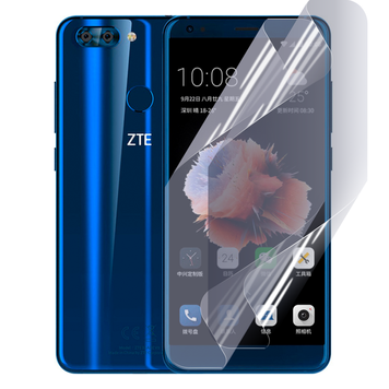 Плёнка гидрогелевая для ZTE Blade V9 глянцевая противоударная на зте блейд в9 прозрачная 0035490 фото
