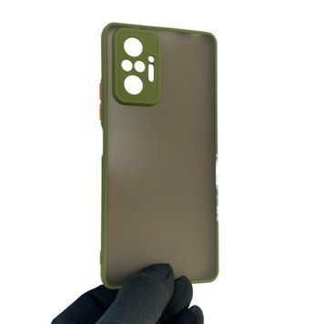 Чехол для телефона Xiaomi Redmi Note 10 Pro 4G с высокими бортами на сяоми редми нот 10 про зеленый 0026244 фото