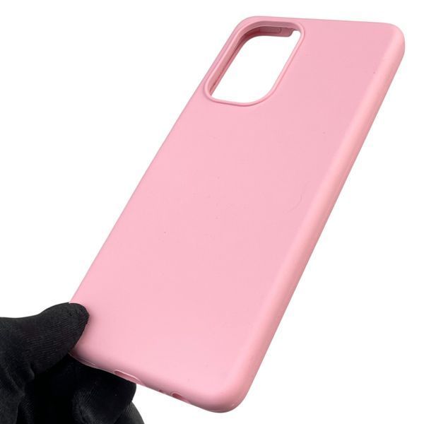 Чехол для Tecno Camon 19 (CI6n) силиконовый с микрофиброй нескользящий на техно камон 19 розовый 0032236 фото