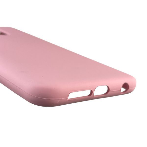 Чохол для Xiaomi Redmi Note 9S силіконовий з мікрофіброю нековзний на сяомі редмі нот 9с рожевий 0032826 фото