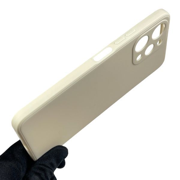 Чохол для Xiaomi Redmi 12 4G з квадратними гранями із захистом камери на сяомі редмі 12 4г бежевий 0012732 фото