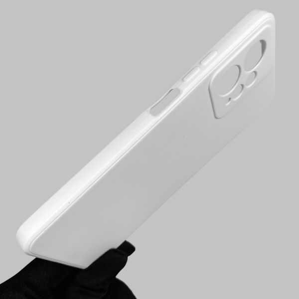 Чохол для Xiaomi Redmi Note 12 4G однотонний із квадратними гранями із захистом камери на сяомі редмі нот 12 4G білий 0001497 фото