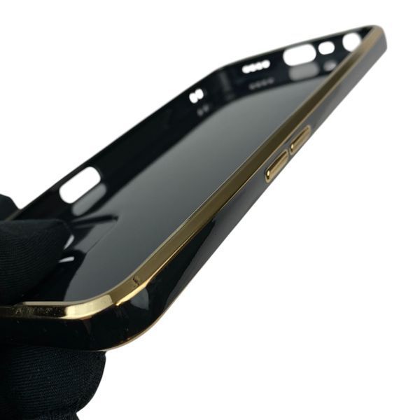 Чехол для Realme C35 с защитой камеры с золотой окантовкой на реалми с35 черный gs1 0019645 фото