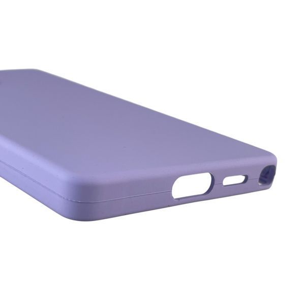 Чехол для Samsung Galaxy S25 Ultra (SM-S938B) силиконовый с микрофиброй на самсунг с25 ультра сиреневый 0032226 фото