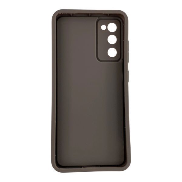 Чехол силиконовый Soft Touch для Samsung Galaxy S20 FE коричневый (Полная защита камеры) 0054021 фото