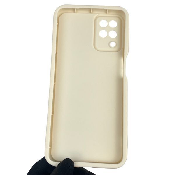 Чохол силіконовий оригінальний Soft Touch з 3D принтом злого кота для Samsung Galaxy M12 (SM-M127F) молочний (Повний захист камери) 0046365 фото