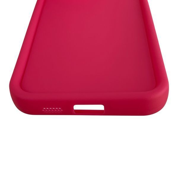 Чехол силиконовый Soft Touch для Samsung Galaxy S25 Plus малиновый (Полная защита камеры) 0054172 фото