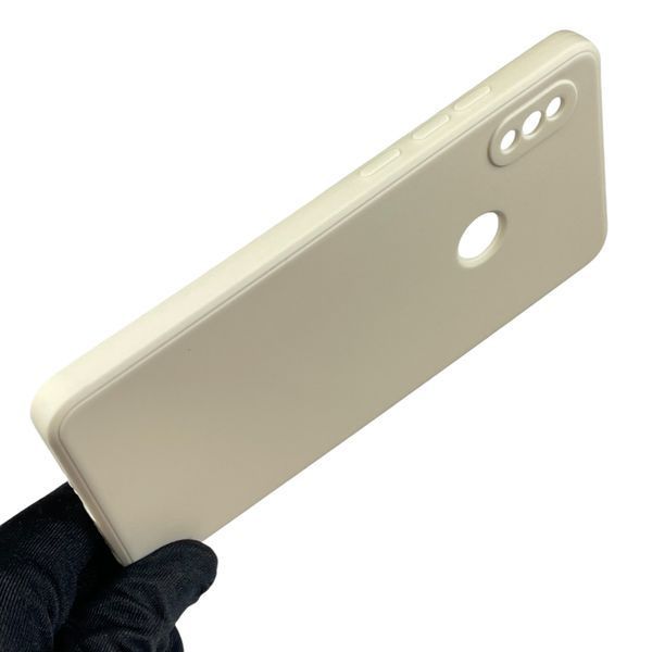 Чохол для Xiaomi Redmi Note 5 з квадратними гранями із захистом камери на сяомі редмі нот 5 бежевий 0012882 фото