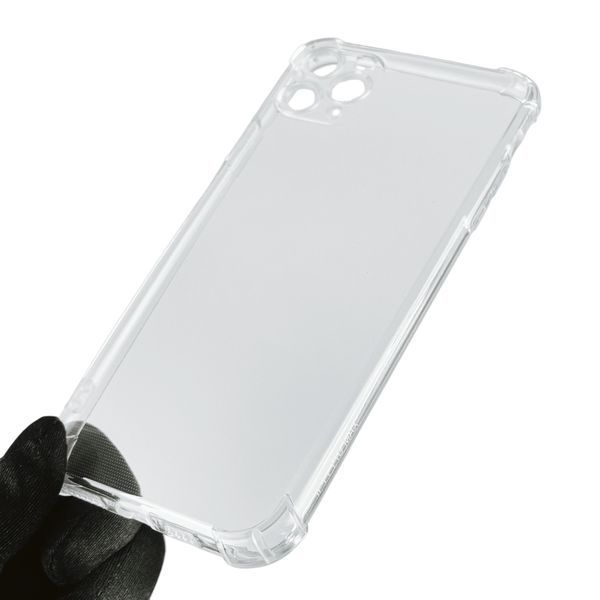 Чехол для iPhone 11 Pro Max с бронь углами выше экрана противоударный на айфон 11 про макс прозрачный 0002421 фото