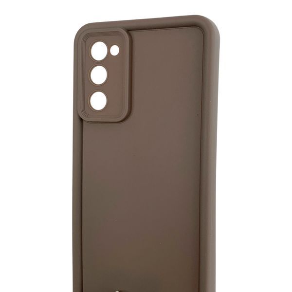 Чехол силиконовый Soft Touch для Samsung Galaxy S20 FE коричневый (Полная защита камеры) 0054021 фото