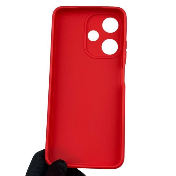 Чохол для Infinix Hot 30i з квадратними гранями із захистом камери на інфінікс хот 30i червоний 0012366 фото