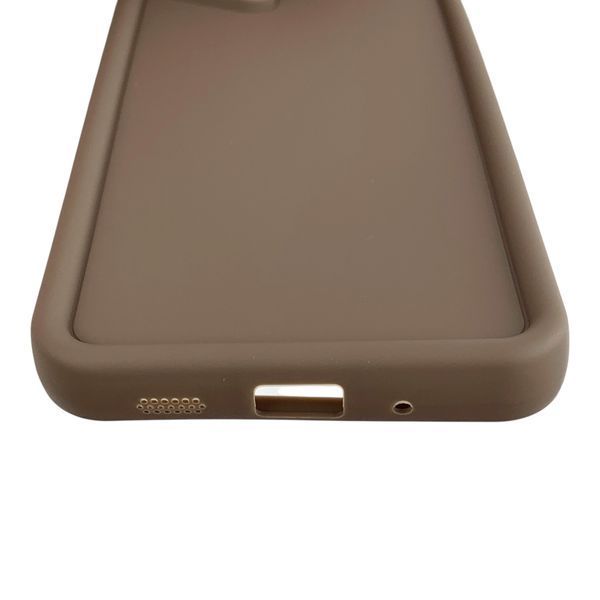 Чехол силиконовый Soft Touch для Samsung Galaxy S20 FE коричневый (Полная защита камеры) 0054021 фото