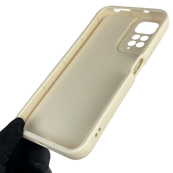 Чохол силіконовий Soft Touch для Xiaomi Redmi Note 11 молочний (Повний захист камери) 0039960 фото