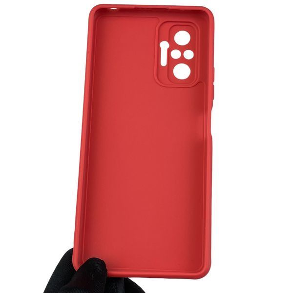 Чехол для Xiaomi Redmi Note 10 Pro с квадратными гранями с защитой камеры на сяоми редми нот 10 про красный 0012782 фото