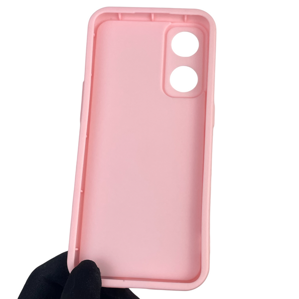 Чохол силіконовий Soft Touch з 3D принтом для OPPO Reno 8T 4G рожевий (Повний захист камери) 0040328 фото