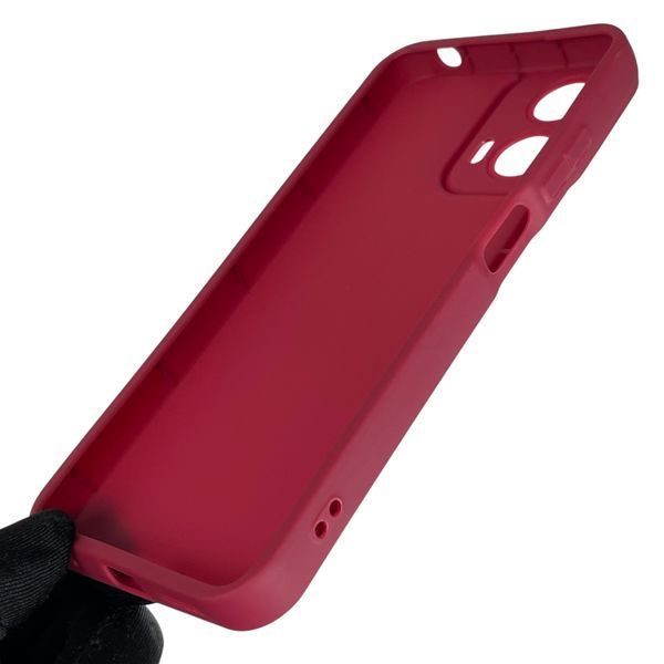 Чехол силиконовый Soft Touch для Motorola Moto G04 (XT2421-2) бордовый (Полная защита камеры) 0044151 фото