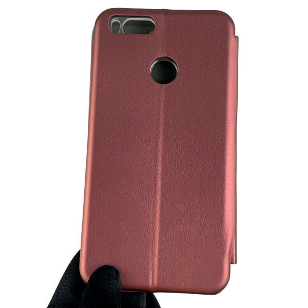 Чехол-книжка для Xiaomi Mi 5X с подставкой на сяоми ми 5х бордовая 0000502 фото