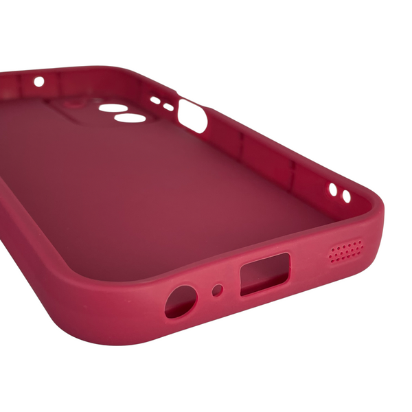 Чохол силіконовий Soft Touch з 3D принтом для Samsung Galaxy M15 5G бордовий (Повний захист камери) 0042065 фото
