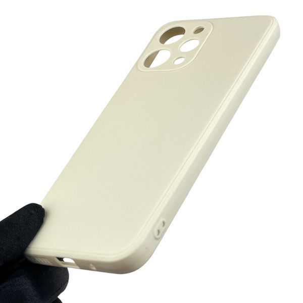 Чохол для Xiaomi Redmi 12 4G з квадратними гранями із захистом камери на сяомі редмі 12 4г бежевий 0012732 фото