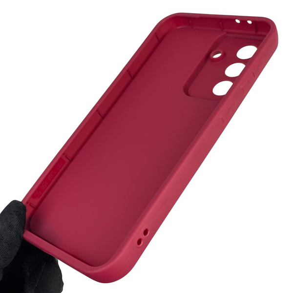 Чехол силиконовый Soft Touch с 3D принтом для Samsung Galaxy A36 5G (SM-A366U) бордовый (Полная защита камеры) 0042014 фото