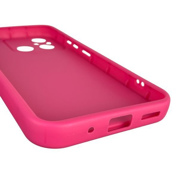 Чохол силіконовий оригінальний Soft Touch з 3D принтом мему сібу для Xiaomi Poco C55 малиновий (Повний захист камери) 0047752 фото