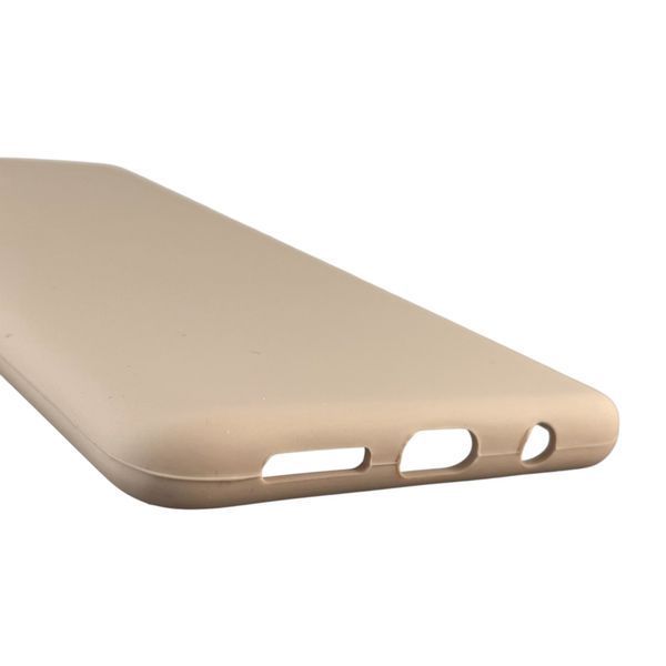 Чохол для Samsung Galaxy A71 (SM-A715F) силіконовий з мікрофіброю нековзний на самсунг а71 пудровий 0032109 фото