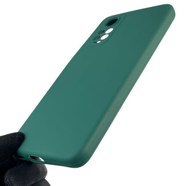 Чохол для Xiaomi Redmi Note 11 Pro 4G силіконовий з мікрофіброю нековзний на сяомі редмі нот 11 про 4г зелений 0032682 фото