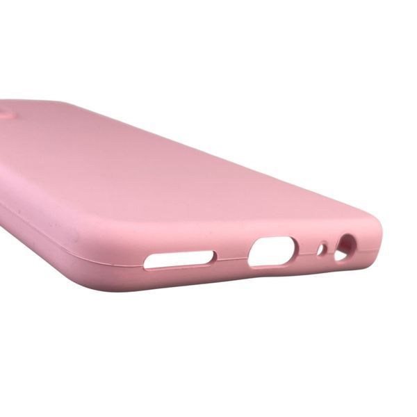 Чехол для Tecno Camon 19 (CI6n) силиконовый с микрофиброй нескользящий на техно камон 19 розовый 0032236 фото
