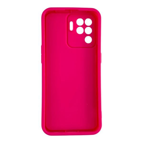 Чехол силиконовый Soft Touch для Oppo Reno 5 Lite малиновый (Полная защита камеры) 0054292 фото
