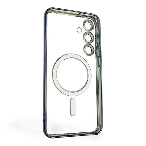 Чехол для Samsung Galaxy S25 Plus (SM-S936B) с линзами на камере с MagSafe на самсунг с25 плюс фиолетовый 0034520 фото